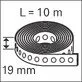 Bosch mounting tape FMS-19 19 mm x 10 m 10 pcs