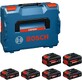 Bosch аккумулятор 4 x EXBA 18V-40 4,0 Ah, 2 x EXBA 18V-80 8,0 Ah