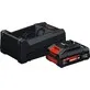 Bosch akumulators EXBA 18V-40 4,0 Ah + GAL 12V/18V-80 ātrais lādētājs