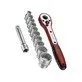 Pildil on Teng Tools M1413N1 1/4" nelikantkinnitusega padrunvõtmete komplekt, mis sisaldab erineva suurusega...