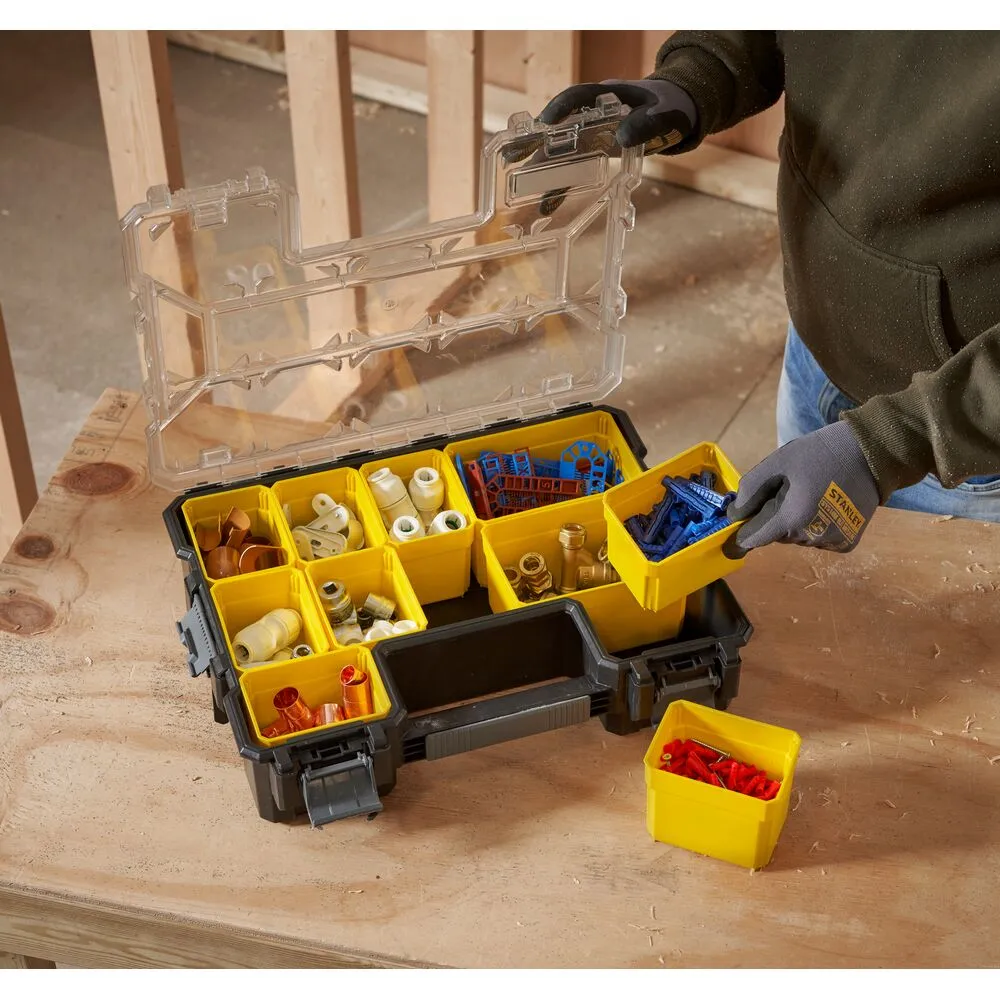 Stanley assortment case FATMAX 1-97-521, with removable storage boxes