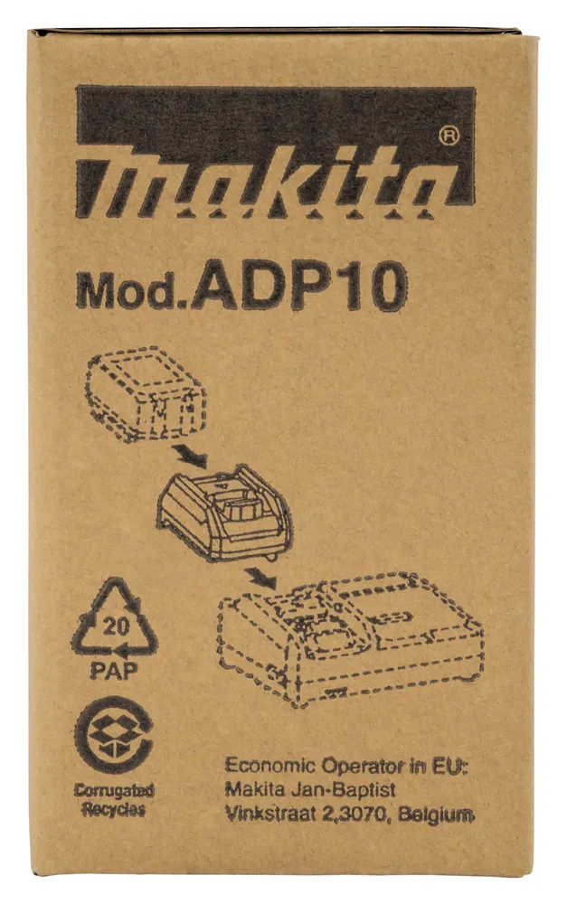 Makita battery adapter ADP10 LXT for 18 V batteries to use XGT 40 V charger