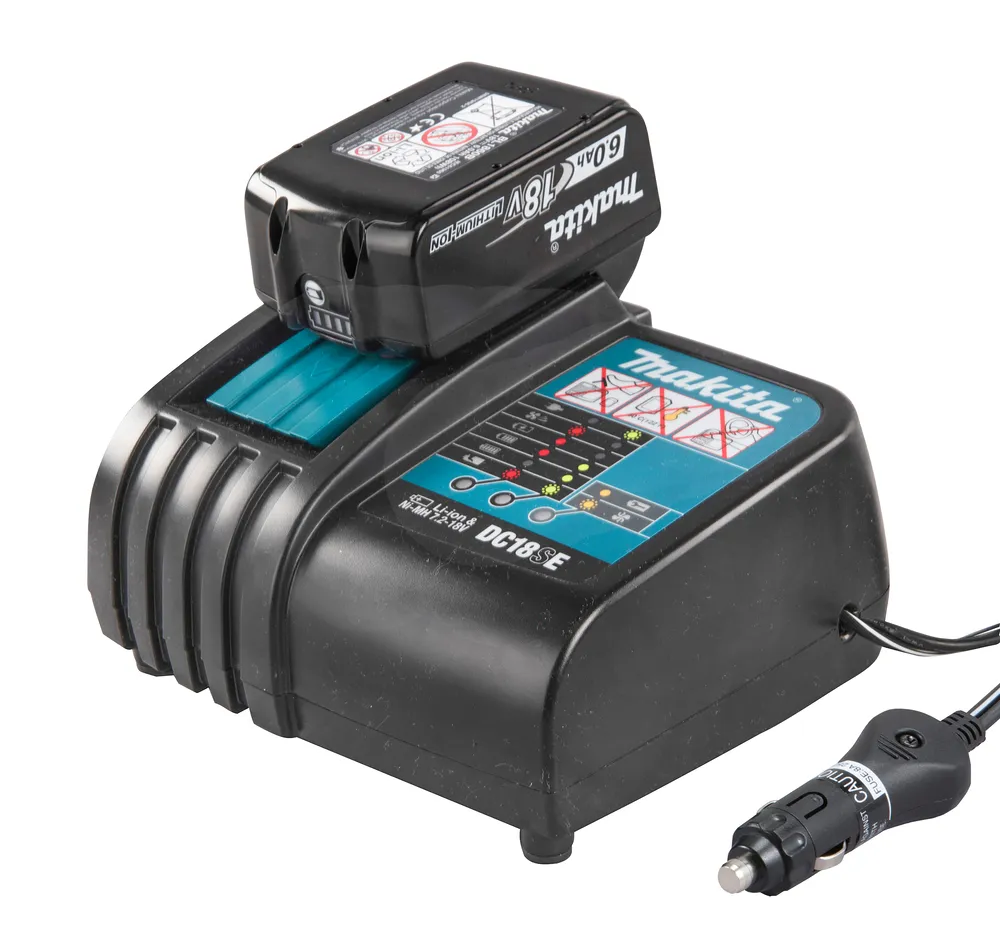 Makita charger DC18SE, for car