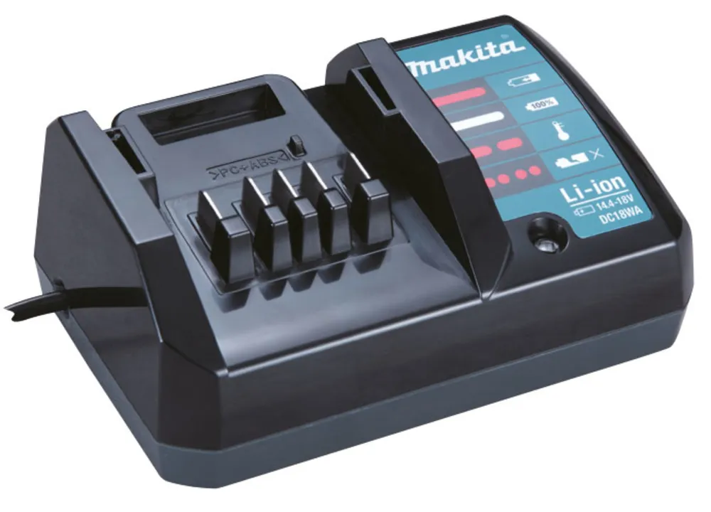 Makita battery charger DC18WA, for G-series batteries
