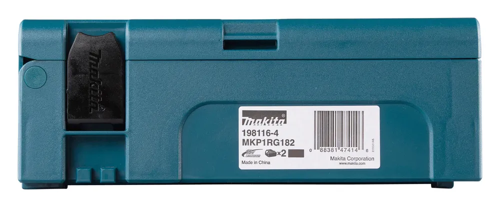Makita set 18 V 2 x BL1860, DC18RC, MAKPAC