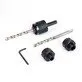 TAMOLINE Hole Saw Holder and Universal Adapter Set for 14-152 mm Hole Saws