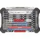 Pildil on Bosch PRO Impact Mixed 20-osaline otsakute ja puuride komplekt, mis sisaldab erinevaid otsakuid ja puure.