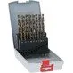 Pildil on avatud Bosch metallipuuride komplekt PRO Stainless Steel HSS-Co, mis sisaldab 19 erineva suurusega puuri.