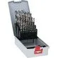 Pildil on avatud halli karbiga Bosch metallipuuride komplekt PRO HSS-G, mis sisaldab 25 erineva suurusega puuri.