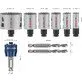 Bosch caurumu zāģu komplekts PRO Multi Material PC Plus 19-68 mm, 9 daļas