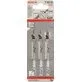 Jigsaw Blade Bosch Clean for Wood T 101 D - 3 pcs