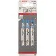 Pildil on Bosch Basic for Metal U 118 A tikksaetera komplekt, mis sisaldab kolme saetera.