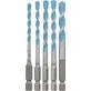 Universalių grąžtų komplektas Bosch EXPERT HEX-9 MultiConstruction 4/5/6/6/8 mm, 5 dalių