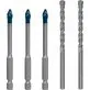 Набор сверл Bosch EXPERT HEX-9 HardCeramic 6 мм / CYL-3 6 мм, 5-компонентный