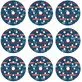 Bosch šlifavimo diskų komplektas EXPERT O780 125 mm, 9 dalių