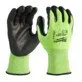 Milwaukee Hi-Vis Gloves, Cut Resistance 3
