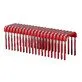 Pildil on rida punaseid Milwaukee 25 x 19 mm klambrite pakke, mis on mõeldud M12 BCST akuklambripüssile.