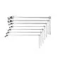 T-handle Socket Wrench Set Milwaukee 8-19 mm, 7-piece