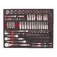 Milwaukee Socket Set for Tool Trolley, 1/4", 3/8" and 1/2", 119-piece