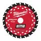 Пильный диск Milwaukee NITRUS Carbide 190 x 30 x 1,6 мм, 24 зуба, для демонтажных работ