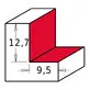 Фреза для снятия фаски Milwaukee 31,7 x 12,7 x 61,2 мм, с хвостовиком 12 мм