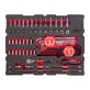 Milwaukee chucks set PACKOUT™ with 4 drawers in a tool case 244-piece
