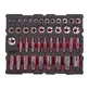Milwaukee chucks set PACKOUT™ with 4 drawers in a tool case 244-piece
