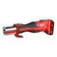 Pildil on Milwaukee M18 BLHPT-202C Geberit Mapress Set torupress, mis on punast värvi ja millel on must käepide ning mis...