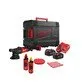 Pildil on Milwaukee M18 FROP15-502X KIT poleerija komplekt, mis sisaldab poleerijat, akusid, laadijat...