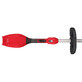 Pildil on näha punane Milwaukee M18 FGTR-802 akutrimmer, millel on must käepide ja metallist võll.