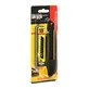 Tajima snap-off blade knife, rubber grip, quick lock, 18 mm + Razar Black spare blades 13 pcs