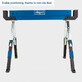 Scheppach darbinis stovas 61,8-82 cm max 600 kg 2 vnt