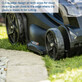 Scheppach cordless lawn mower BC-MP430-X SET XL2