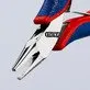 Pildil on näha Knipex 64 22 115 lõiketangid, millel on punase-sinise värviga käepidemed ja terav ots.