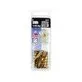 Cobra drywall anchor + hook Cobra WALLDRILL, brass 2 pcs