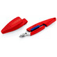Pildil on näha Knipex külglõiketangid Slim 150 mm koos hoidikuga.