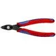 Pildil on Knipex Electronic-Super-Knips külglõiketangid, millel on punased ja sinised käepidemed.