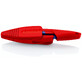 Pildil on punased Knipex külglõiketangid Slim 150 mm, millel on ka sinine detail ja hoidik.