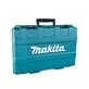 Pildil on Makita DGP180 jaoks mõeldud sinine plastkohver, millel on Makita logo ja kandekäepide.