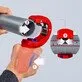 Knipex vamzdžių pjaustytuvas DPT50, storasieniams plastikiniams vamzdžiams 32 / 40 / 50 mm