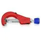 Pildil on punane Knipex TubiX® XL torulõikur, millega saab lõigata torusid.