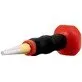 Rennsteig center punch 4 x 10 x 120 mm, with hand protection