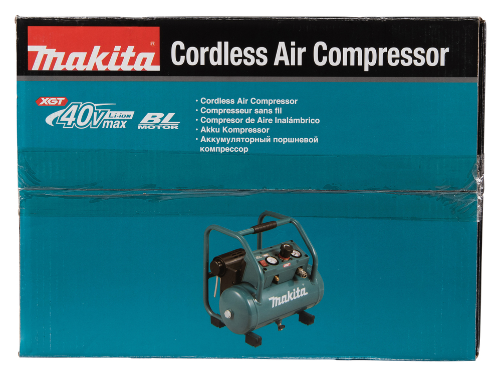 Аккумуляторный компрессор Makita AC001GZ, без аккумулятора и зарядного устройства