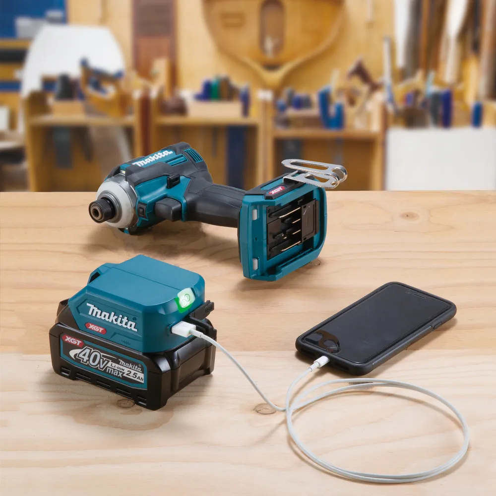 Makita аккумуляторный адаптер 40V-USB (2X)