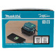 Pildil on Makita 18V akudele mõeldud USB-adapter, millega saab laadida USB-C PD ja USB-A seadmeid.