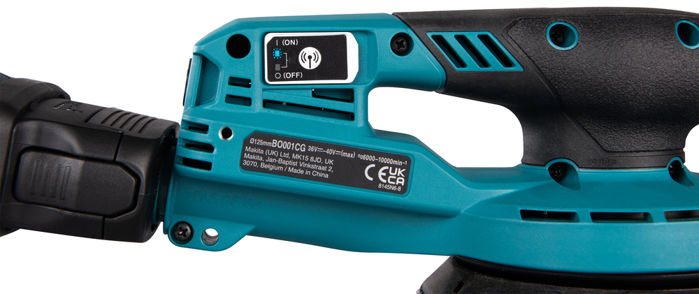 Makita аккумуляторная эксцентриковая шлифовальная машина BO001CGZ, без аккумулятора и зарядного устройства