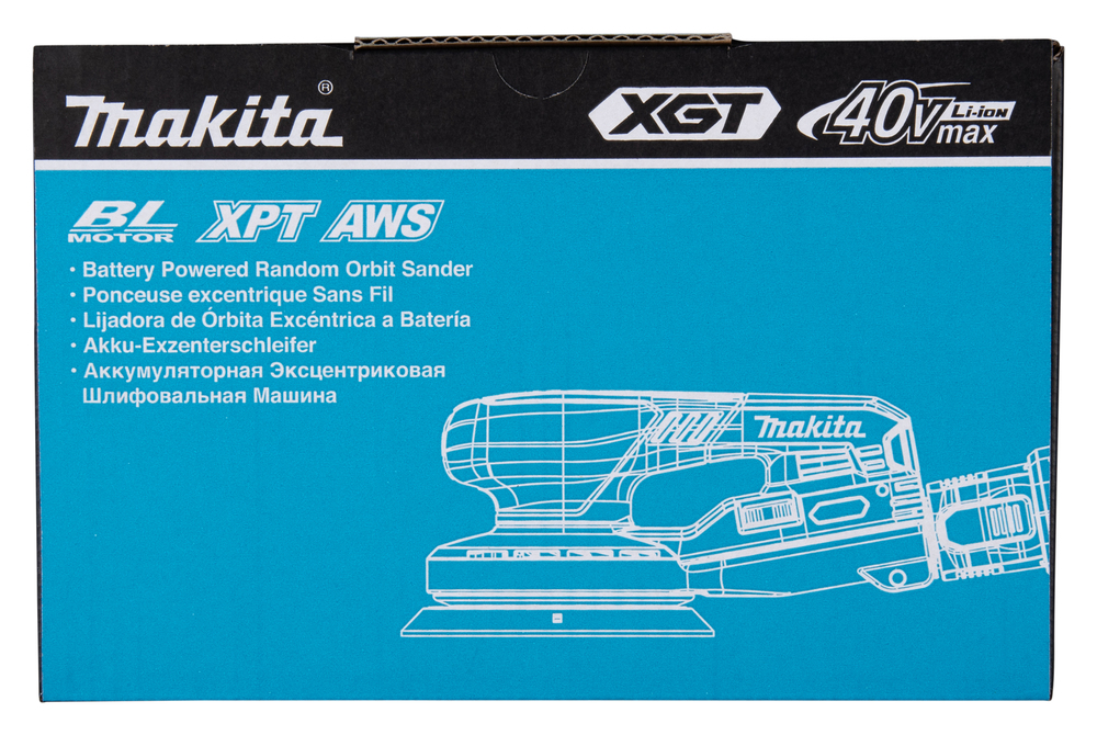 Makita аккумуляторная эксцентриковая шлифовальная машина BO001CGZ, без аккумулятора и зарядного устройства