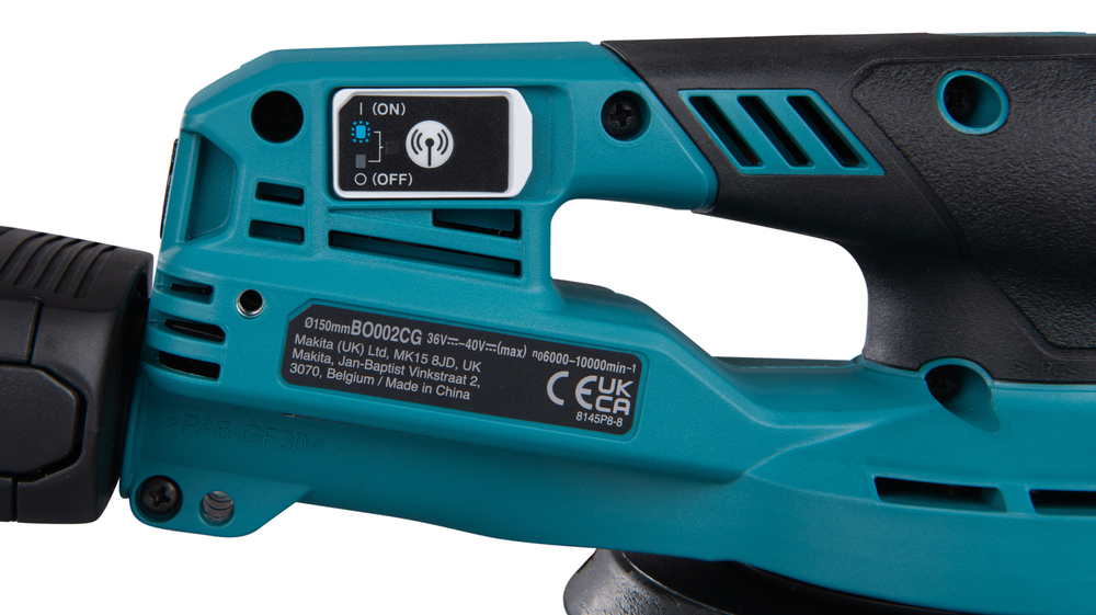 Makita аккумуляторная эксцентриковая шлифовальная машина BO002CGZ, без аккумулятора и зарядного устройства