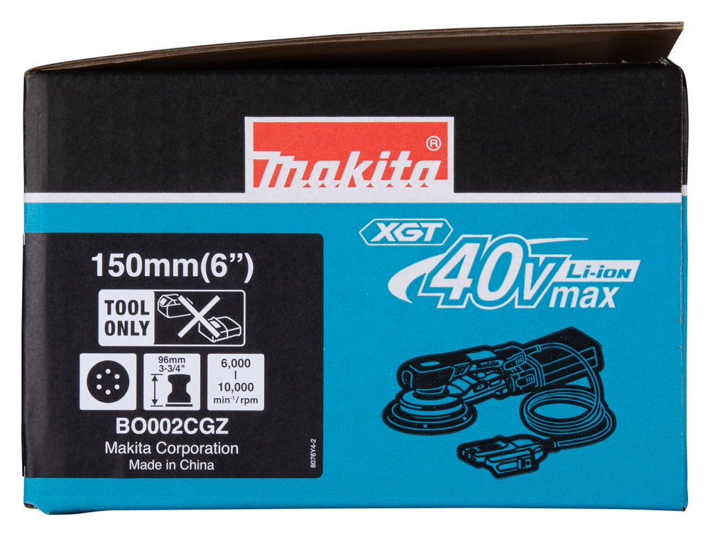 Makita аккумуляторная эксцентриковая шлифовальная машина BO002CGZ, без аккумулятора и зарядного устройства