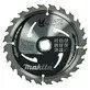 Pildil on Makita saeketas M-FORCE, millel on 165 mm läbimõõt, 20 mm ava, 2,0 mm paksus, 24 hammast ja 15° nurk.